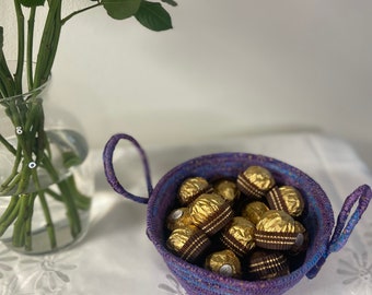 Blue & Purple Candy Dish