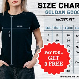 5000 Size Chart Mockup G5000 Size Chart G 5000 Unisex Size Chart Couples T-shirt Size Chart Gildan 5000 Mockup, G 5000 Couple Size chart