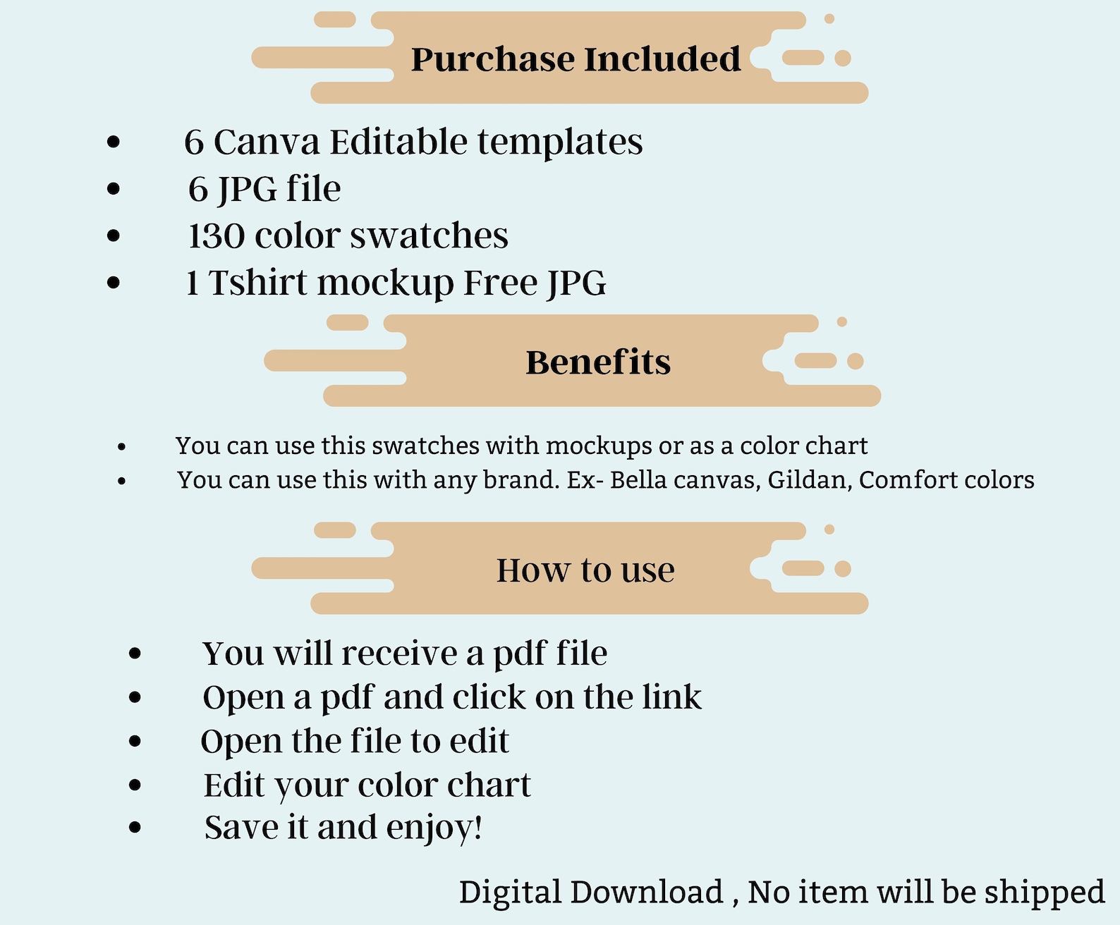 Editable Bella + Canvas Color Chart, Bella Canvas 3001 Color Chart