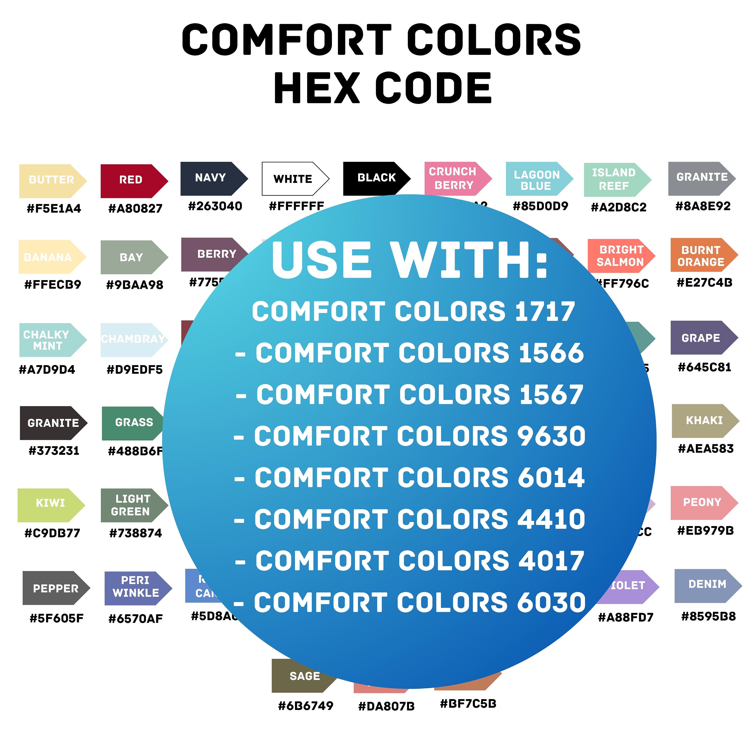 hexadecimal code chart