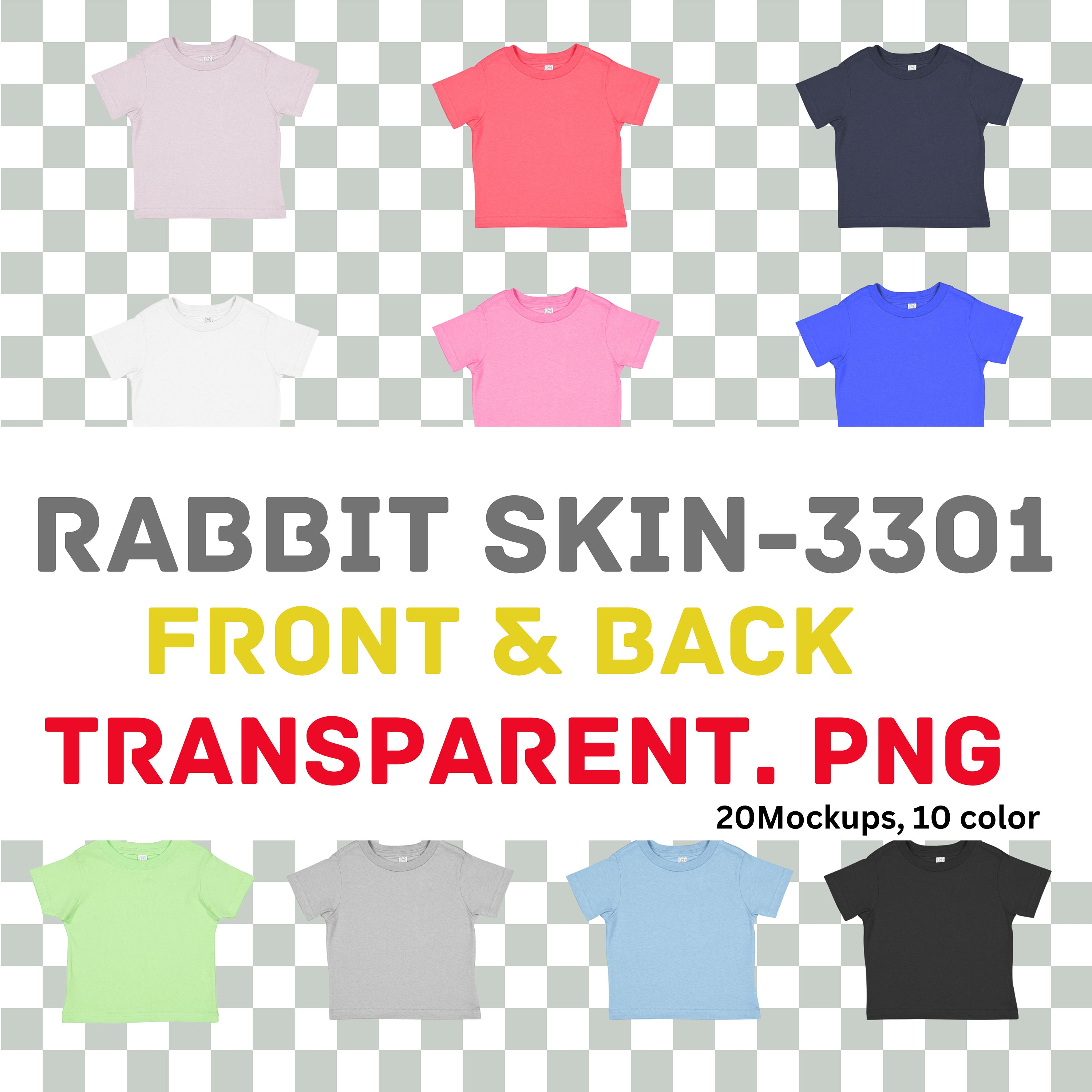 Rabbit Skins 3301, RS3301 T, Toddler Cotton Jersey Tee, Jersey Tshirt Mockup, Toddler Shirt Mock Up, Rabbitskins 3301T, Mockup Bundle