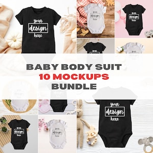 10 mockups, Rabbit Skins 4424 mockup, Rabbit skin mock up, Rabbit Skins 4424 Mockup, Bodysuit, Baby Bodysuit Mockup Bundle, baby mockups