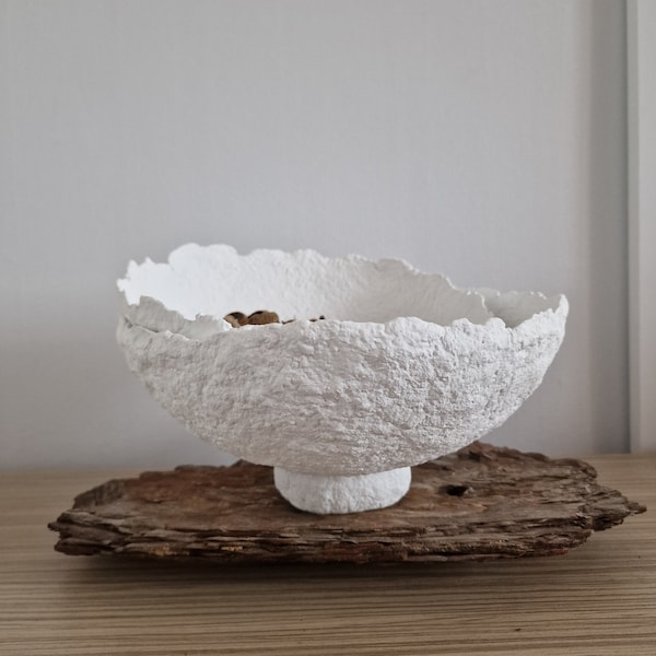 Paper Mache Bowl Etsy
