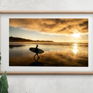 Surf Photography, Printable, Poster, Coastal Art, Boho Decor, Minimalist Wall Art, Beach Photo, Neutral Beach Print, Beach House Decor
