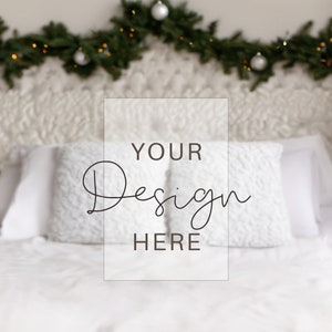 Christmas Bed Digital Backdrop, Christmas Background, Photoshop Composite, Modern Christmas PJ photo, Christmas Photo,Photo Edit,XMAS