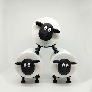 Toilet Paper Holder Sheep / Toilet Roll Holder / Bathroom Decor