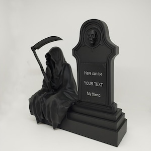 Grim Reaper Figurine - Personalized Halloween Decor