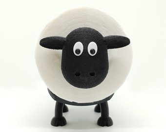 Adorable Sheep Toilet Roll Holder | Unique Bathroom Decor | Toilet Paper Holder