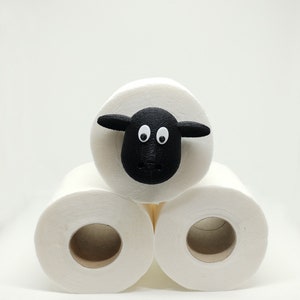 Toilet Paper Holder Sheep / Toilet Roll Holder / Bathroom Decor zdjęcie 7