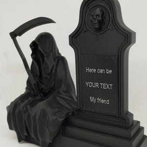 Personalized Grim Reaper Figurine - Halloween Decor