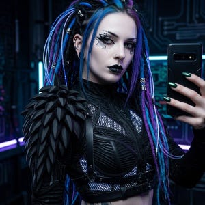Dragon Scale Shoulder Armor – Gothic Cyberpunk Fashion Accessory