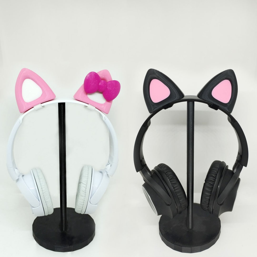 Cat Ears Headphone Accessory / Cat Ears Headphone Attachment / Headset Accessories / Kawaii