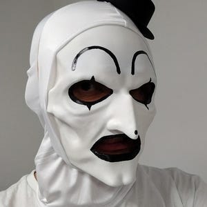 Psycho Clown Mask (hood and hat attached)