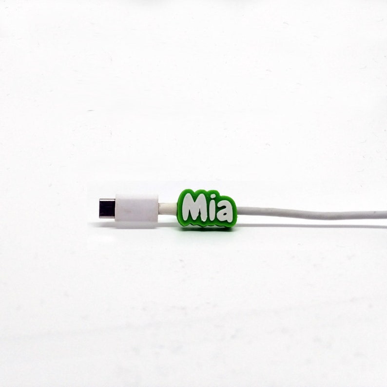 Universal USB Cable Name Tag / Charger Cable Name Label / Personalised