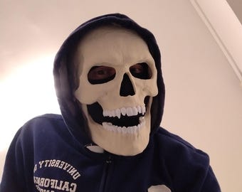 Skull Mask  with Moveable Jaw - Realistic Skull Mask