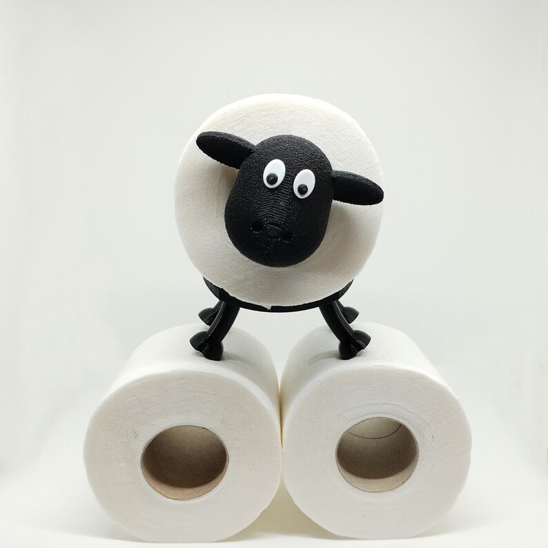 Sheep Toilet Paper Holder Etsy UK