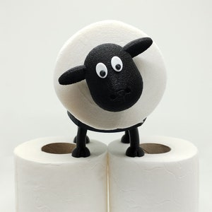 Toilet Paper Holder Sheep / Toilet Roll Holder / Bathroom Decor image 2