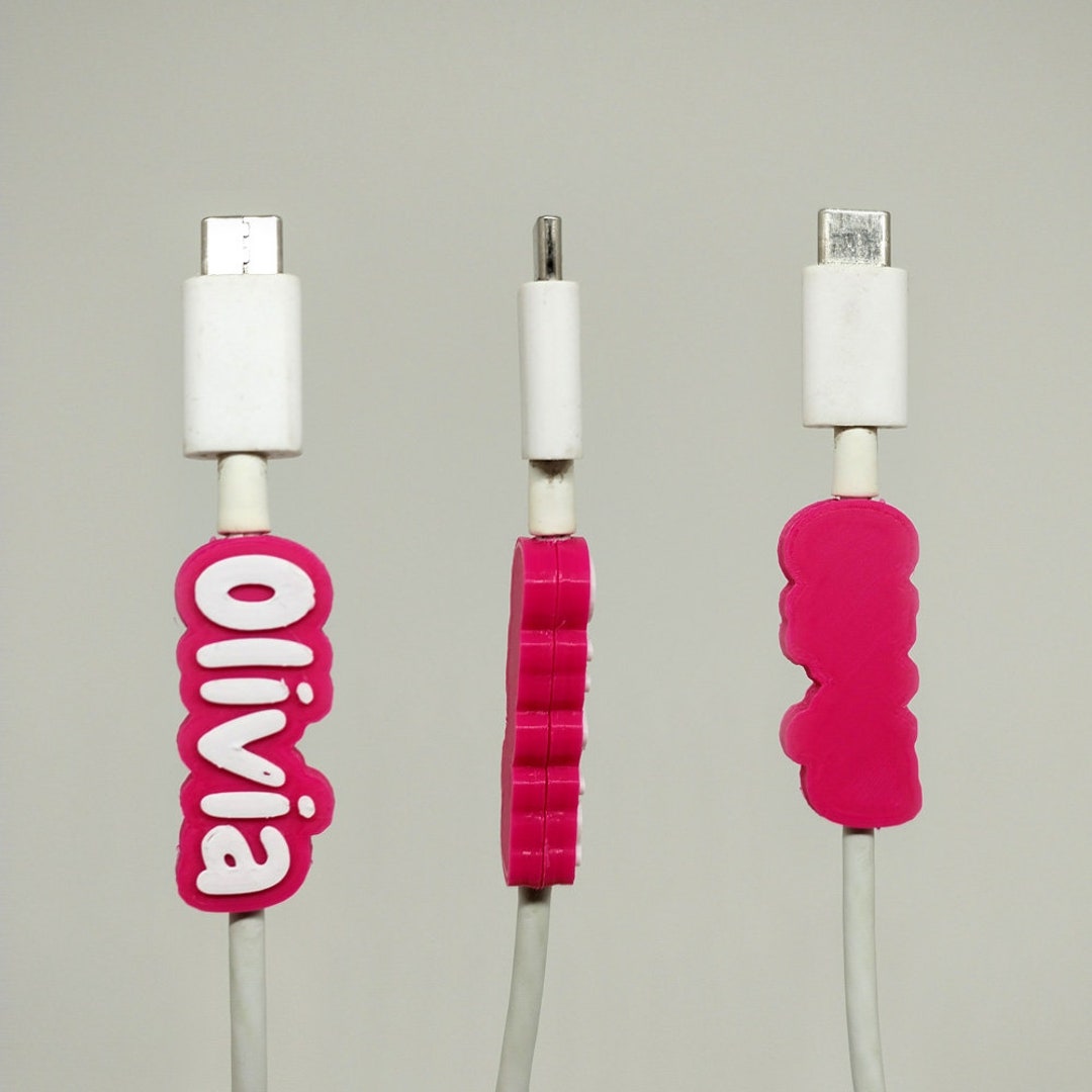 Personalized USB Cable for iPhone Micro USB Type C / Universal Charger