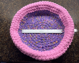Handmade Crochet Cat Bed: Cozy Pet Bedding (12-13 inch)