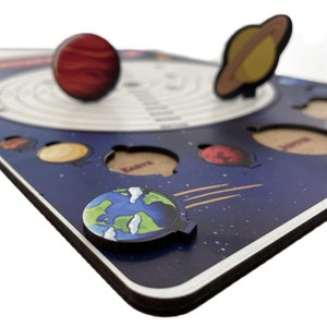 Solar System & the Planets Montessori Toys Educational Wooden