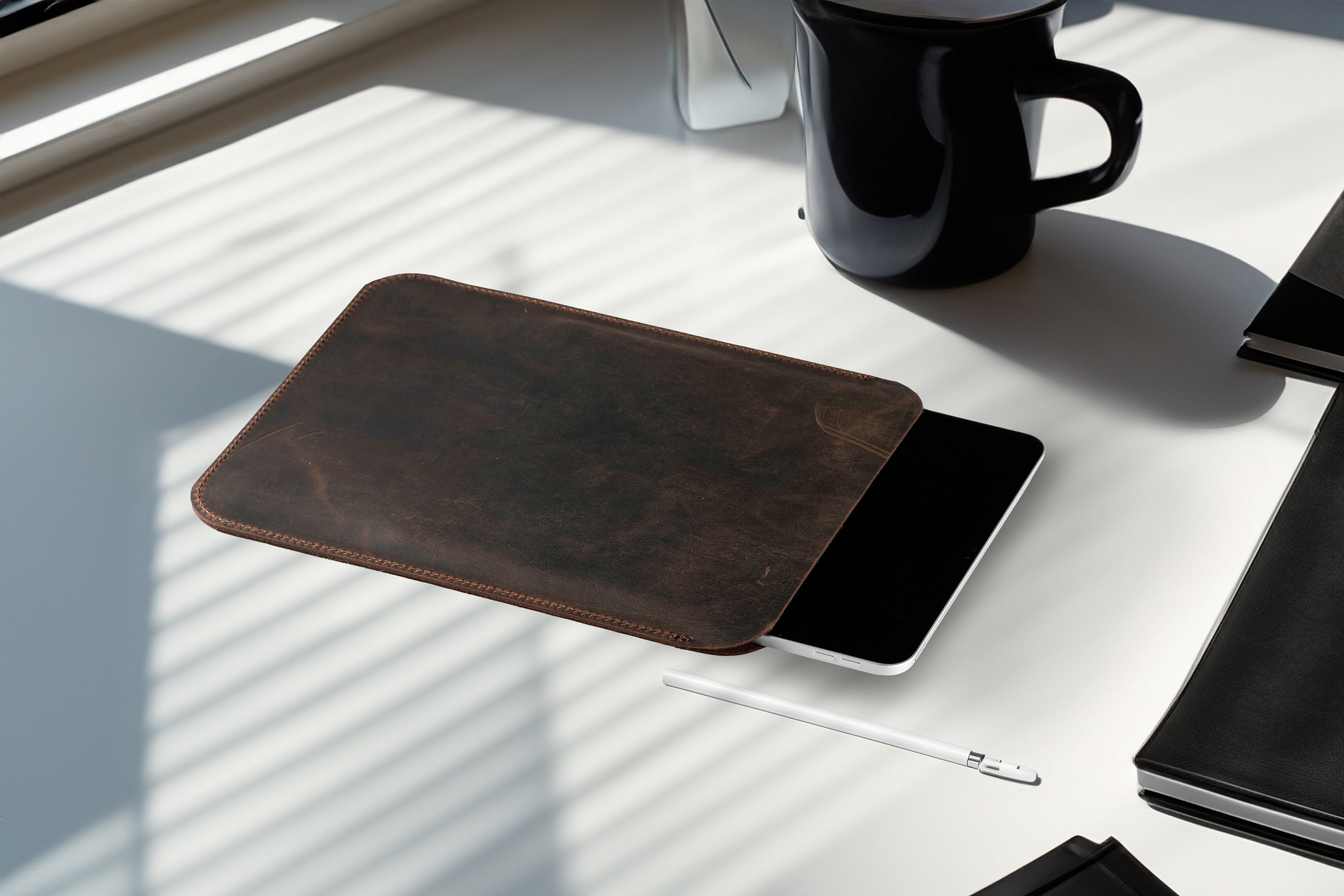 Leather Cover Compatible with reMarkable 1 & 2, reMarkable 2 Tablet Case, reMarkable 1 Cover, reMarkable 2 Folio, reMarkable Case w/Pen Slot