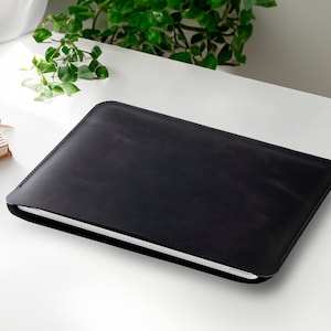 Leather Laptop Cover for Dell XPS 13, Dell XPS 13 Plus Sleeve, Laptop Case for Dell XPS, Personalized Laptop Sleeve Bag
