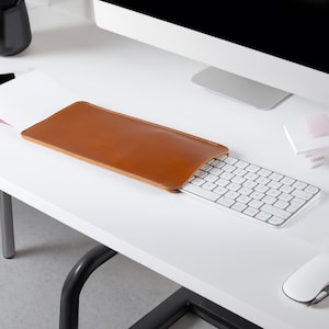 Leather Case For Apple Magic Keyboard, Apple Wireless Keyboard Cover, Apple Keyboard Leather Bag, Apple Keyboard Touch ID Case
