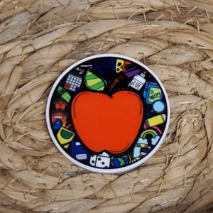 Teacher Apple Acrylic Flatback