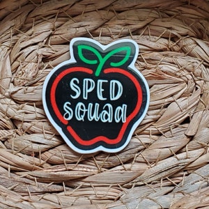 Sped Squad Apfel Acryl-Flatback