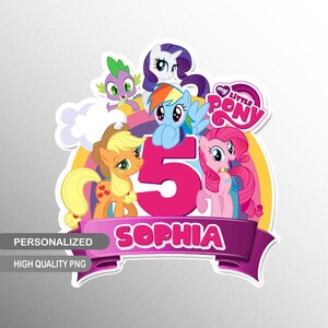 My Little Pony Cake Topper - Etsy