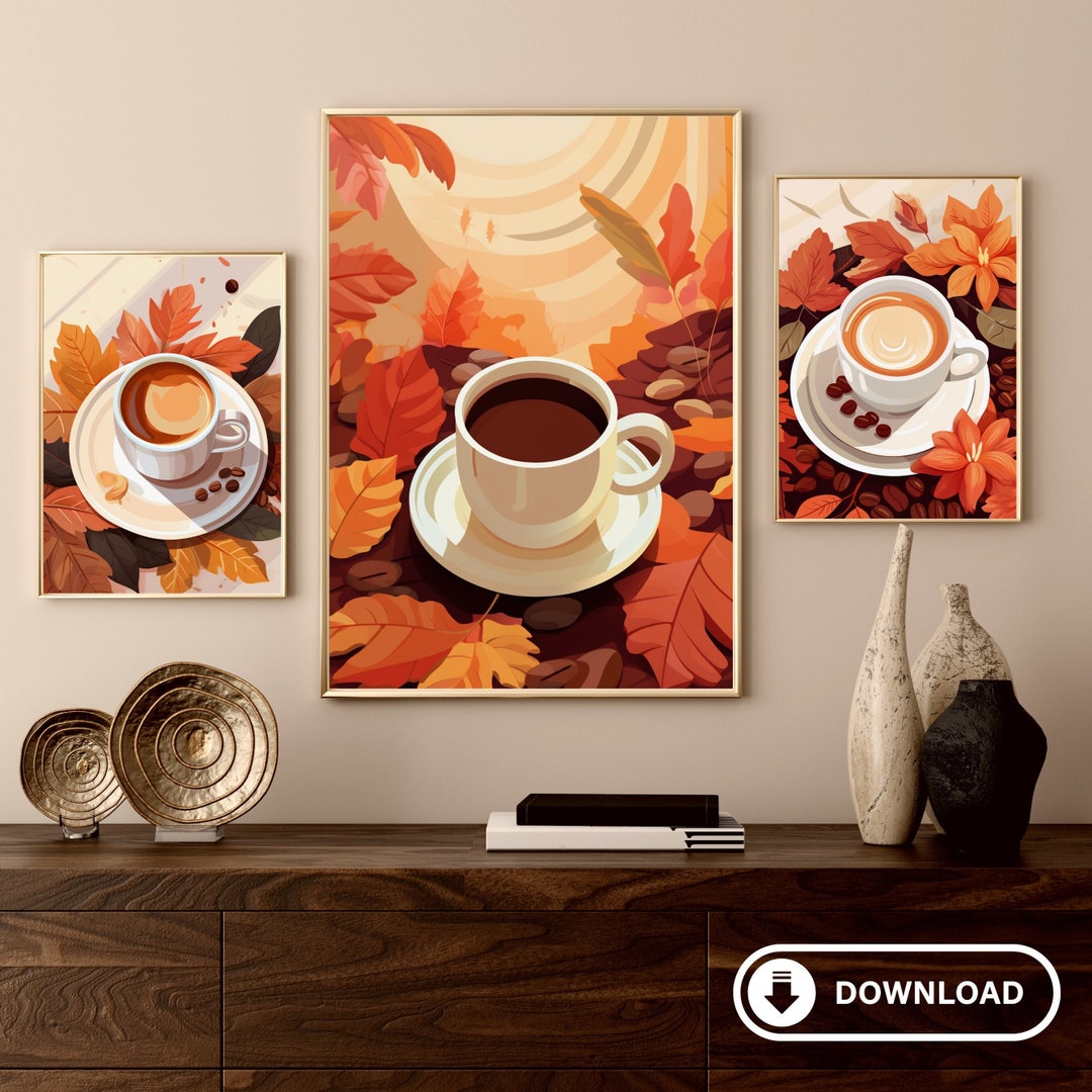 Printable Coffee Wall Art Pack of 3 Printable Coffee - Etsy