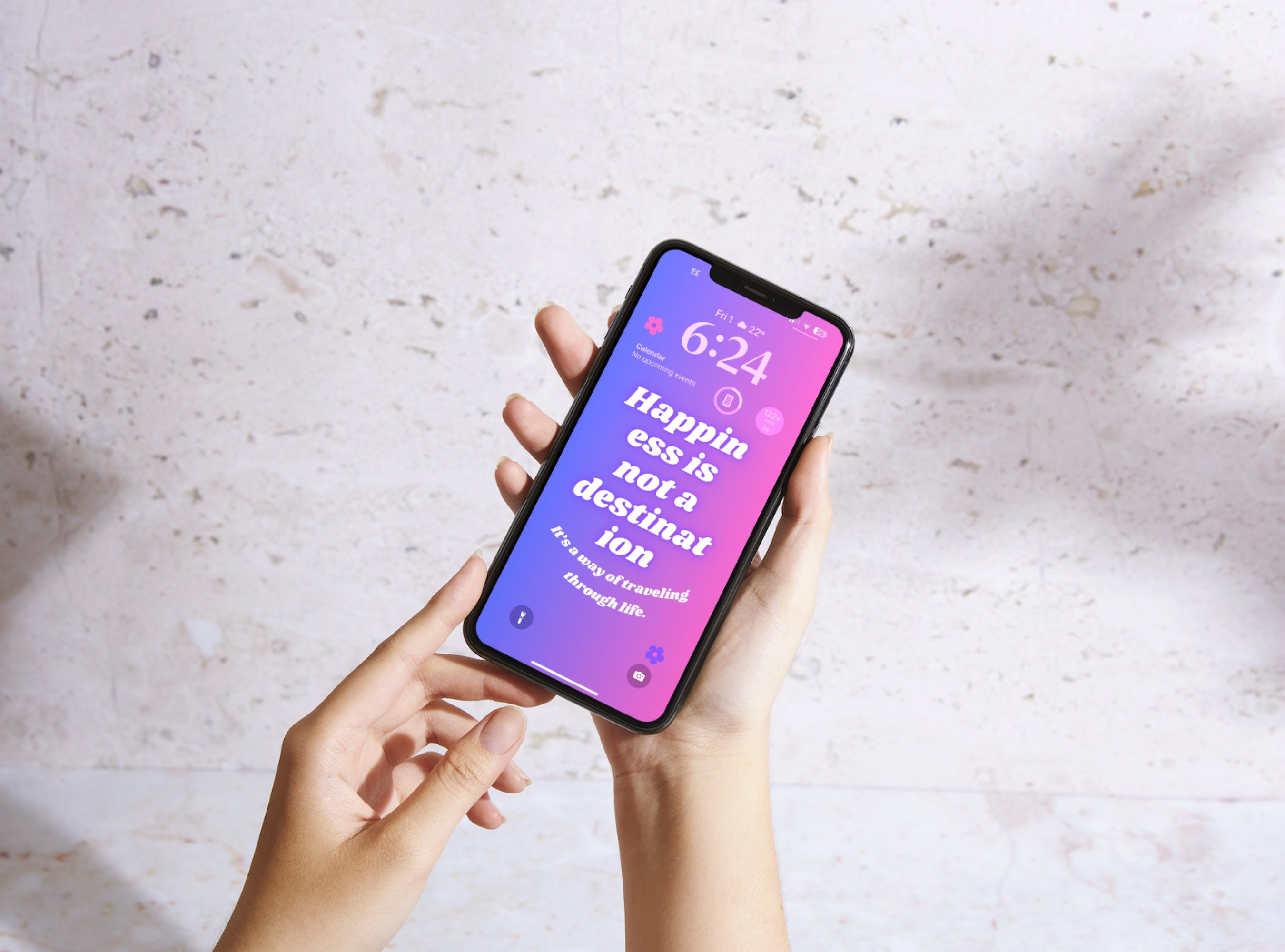 Aura Gradient Wallpaper for Happiness, High Resolution, Ios 16, Digital