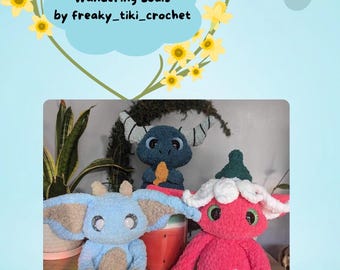 Wandering Soul PDF downloadable crochet pattern, crochet pattern, amigurumi pattern
