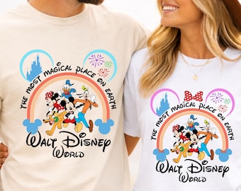 The Most Magical Place on Earth Disney Shirt, Disneyland Magical Castle Tee, Disneyland Family Trip Shirt, The Happiest Place on Earth Tee