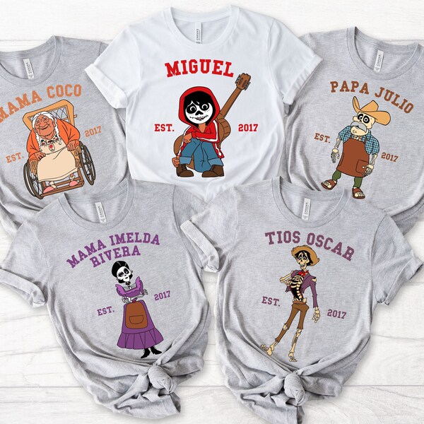 Disney Coco Shirt, Coco Familia, Coco Musical Miguel, Disney Wild Shirt, Disney Wild Shirt Coco,Disney Family Trip Shirt,Coco Birthday Shirt