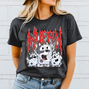 Cartoon Metal T-Shirt, Funny Emotions Shirt, Funny Cartoon T-Shirt, Birthday Cartoon Shirt, Blue Heeler Shirt, Blue Dog Cartoon Metal Shirt