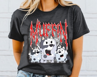 Cartoon Metal T-Shirt, Funny Emotions Shirt, Funny Cartoon T-Shirt, Birthday Cartoon Shirt, Blue Heeler Shirt, Blue Dog Cartoon Metal Shirt