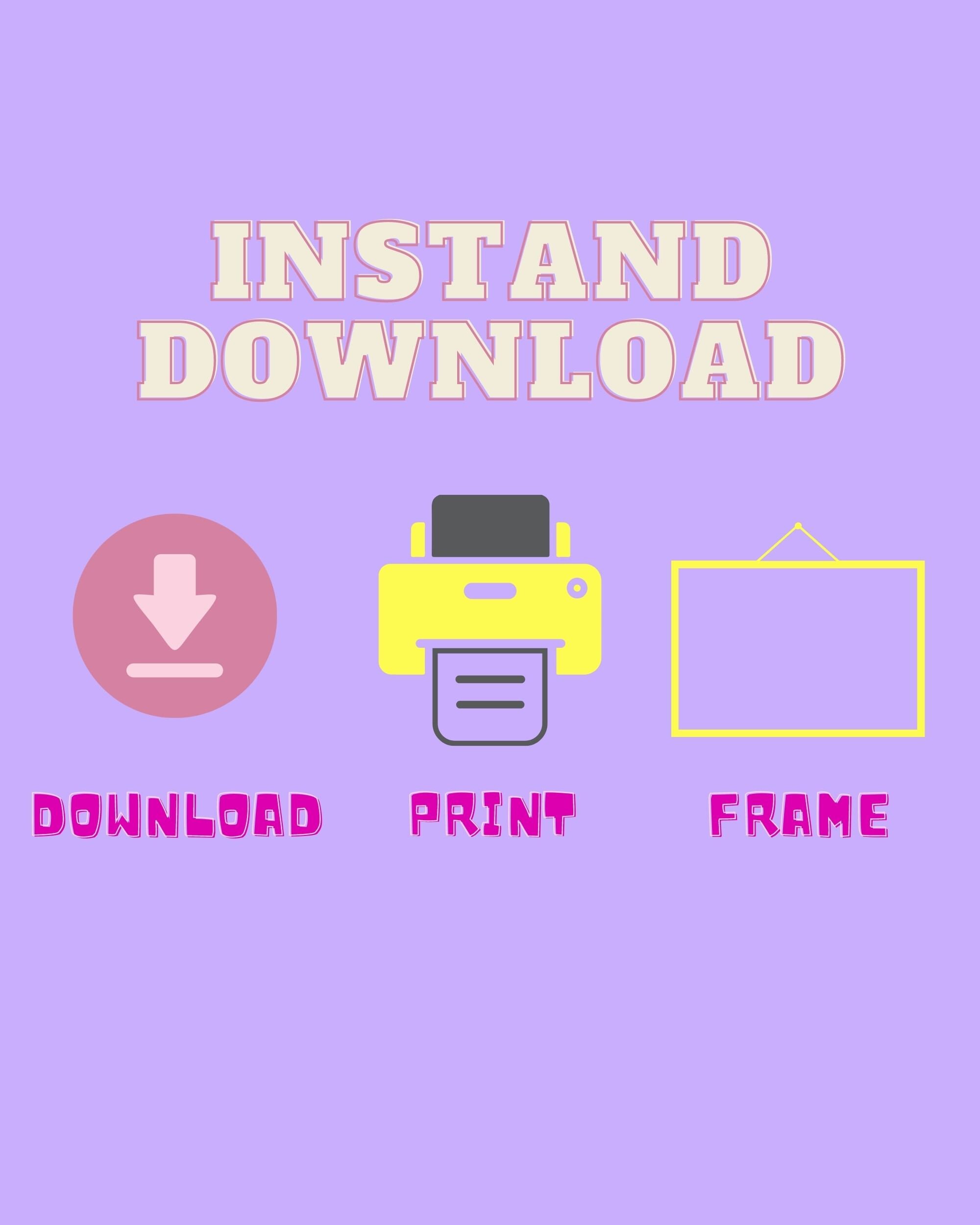 Set of Barbie Wall Art Set, Pink Wall Art, Barbie Printable Art, Pink