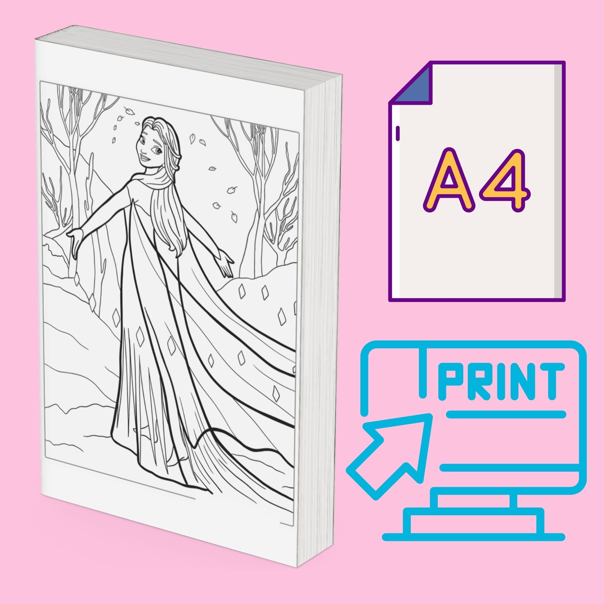 20 Disney Frozen Coloring Page, Elsa Coloring Page, Elsa Anna Birthday