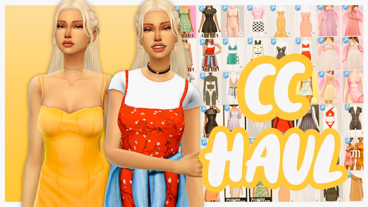 Sims 4 Female Clothes CC Folder Sims Outfit Custom Content Etsy UK