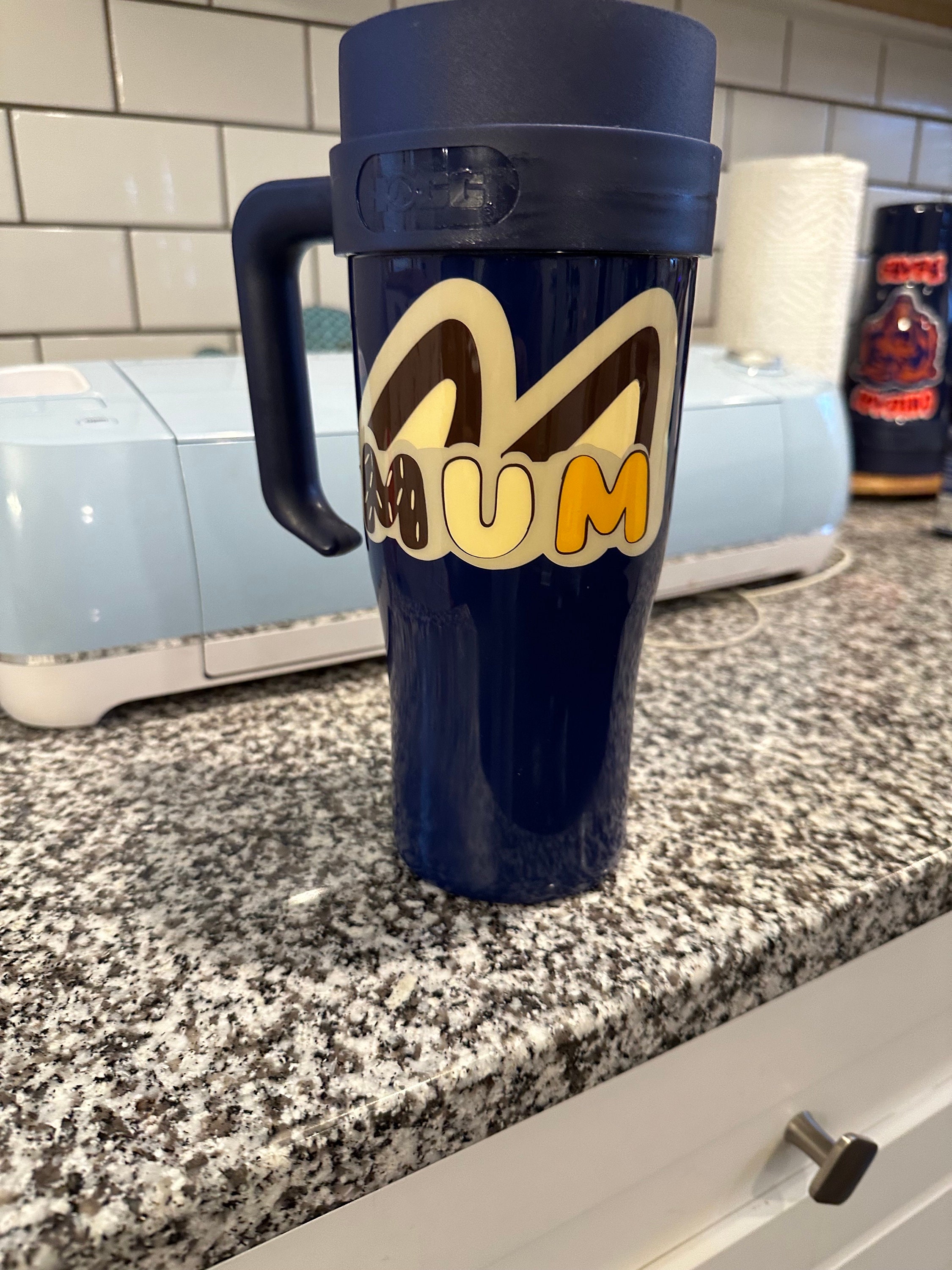 check out the new cup! 😍 #bluey #momchecklist #newcup #40oztumbler #s