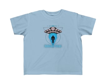 T-shirt extraterrestre pour enfants, Bigfoot, chemises d'enlèvement d'extraterrestres, tendance, cadeaux uniques, cadeaux pour enfants, t-shirts de conspiration pour enfants, vêtements éveillés
