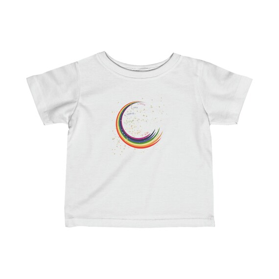 Infant tshirts, Chakra, Rainbow, Boys, Girls, Graphic Tee for kids, 100% cotton, Affirmation tee