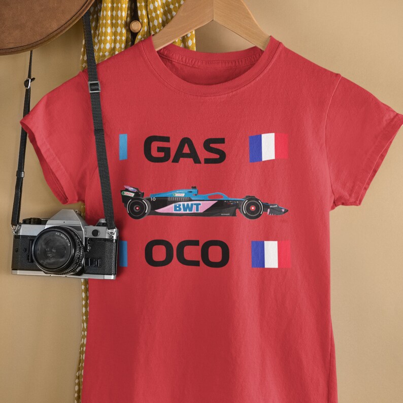 Alpine F1 Team 2023 Tshirt Pierre Gasly T Shirt Esteban Ocon Etsy