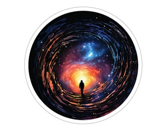 Black Hole Sticker | Vinyl | Laptop sticker | Decal