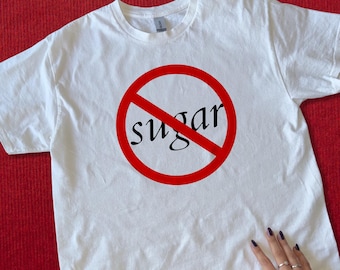 No Sugar T-Shirt – Healthy Lifestyle Gym Tee, Discipline Mindset Shirt