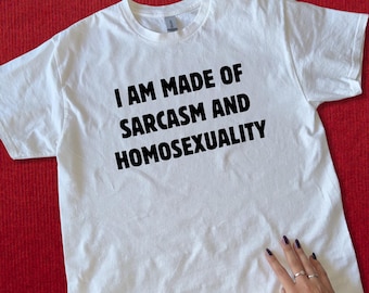 Lustiges Queer Pride T-Shirt: Sarkastisches LGBTQ+ Grafik Tee