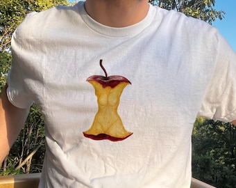 Apple Core Body Positive T-Shirt, Feminist Art Tee