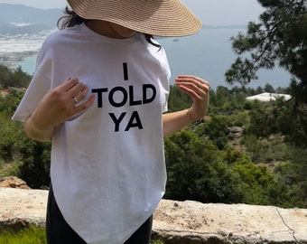 Zen-dayas bereits ikonisches „I TOLD YA“-T-Shirt aus dem Film Challengers!