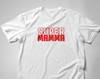 Camicia Super Mama, T-shirt regalo per la festa della mamma, Camicia mamma supereroe, Camicia Super Mamma, Miglior regalo per le mamme